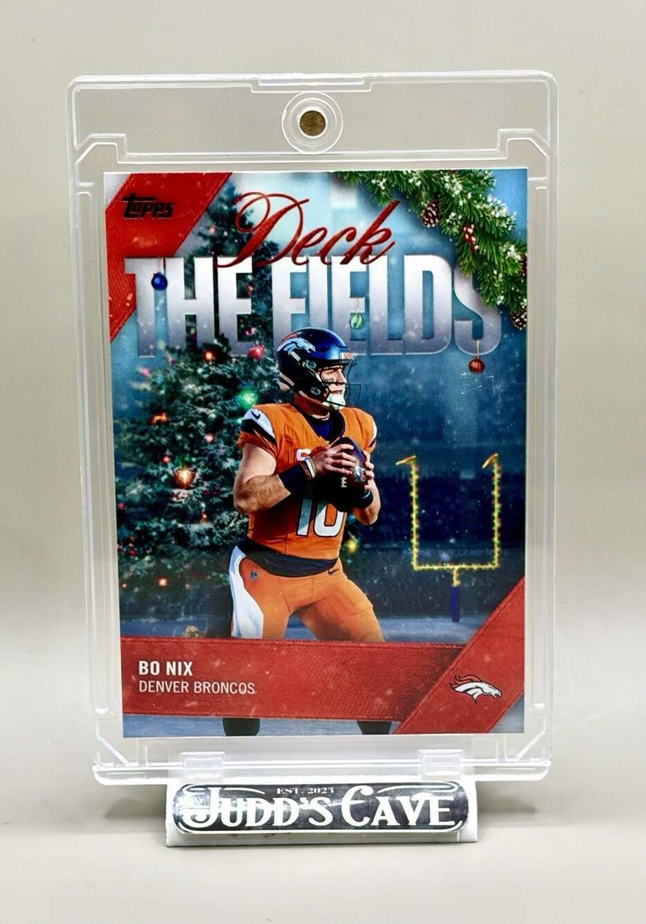 🚨 2026 Topps Holiday ‘Deck the Fields’ BO NIX Football Insert #DF-1 Broncos 🏈